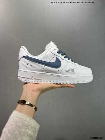 特价 Nike Air Force 1 Low’07 空军一号低帮休闲板鞋 定制皮料 原楦原纸板 纯正空军版型 内置全掌气垫 货号：男 Cw2288-114 女 - 点击图像关闭