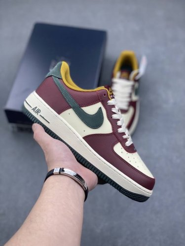 秋冬新品 公司级 Nike Air Force 1 Low ’07 黑麂皮夜光空军一号低帮休闲板鞋 原厂麂皮 原楦原纸板 纯正版型 正品nfc感应芯片 高清洁度