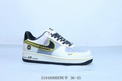 耐克 Nike Air Force 1 Af1耐克 低帮 空军一号休闲板鞋 小米 货号 Xx3168-165 510480Ddewe半 36-45