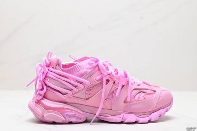 公司级balenciaga巴黎世家 Trak Laces 织物 圆头系带 低帮 生活休闲鞋 知名纯原大厂出品 原装大盒从里到外一切百分百还原官方配置增高宽体外凸
