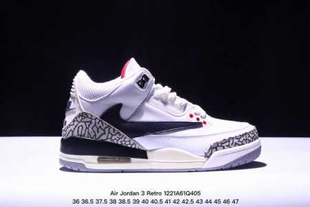 公司级air Jordan 3 Retro 迈克尔 乔丹aj3代中帮复古休闲运动文化篮球鞋 货号:Dx6660-900 尺码:36 36.5 37.5 38 3 - 点击图像关闭