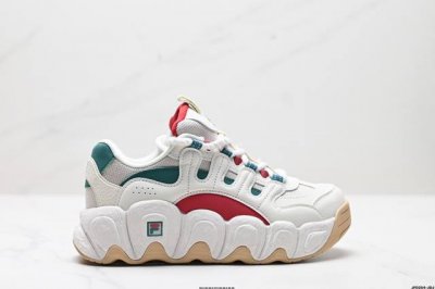 公司级etudes X Fila斐乐 织物合成革tpu 圆头系带厚底 减震耐磨 低帮 复古休闲鞋 货号:F52W432197Fsr 尺码:35.5 36 36.