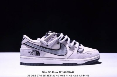 海外爆款限量发售！公司级 Nike Sb Dunk Low“ 北面联名 Cdg灰黑抽绳” 周年高端定制 低帮休闲板鞋 定制鞋盒 大厂纯原品质出货 超高清洁度 皮
