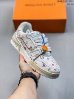 公司级全新Lv路易威登Louis Vuitton Trainer Sneaker Low休闲运动文化百搭板鞋 尺码:如图 04Jld312A11