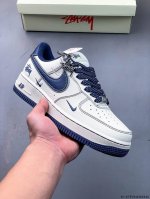 纯原版本 原楦数据纸版 采用硬质优质皮革鞋面材质 内置全掌Air Sole气垫 耐克 Nike Air Force 1 Low 空军一号低帮经典百搭休闲运动板鞋
