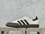 阿迪达斯 三叶草adidas Originals Samba Og桑巴舞系列绅士德训足球风百搭低帮休闲运动板鞋“米黑生胶底” 货号：Jr2658 Fxb 尺码：
