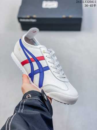 特价 Asics 亚瑟士 男女鞋真标半码制 日产经典老牌-鬼塚虎 Onitsuka Tiger Mexico 66经典墨西哥系列复古经典百搭板鞋休闲运动鞋慢跑鞋 - 点击图像关闭