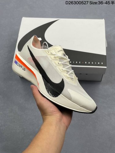 公司级 耐克 Nike Air Zoom Alphafly Next% 4马拉松四代 原标原盒真碳纤维 真Zoom X 气垫正确版型 鞋面采用更轻质更透气的 A