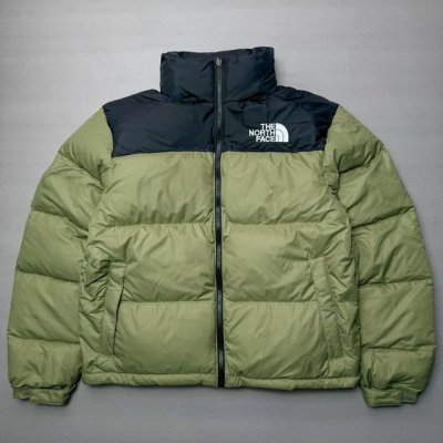 ＃K版 性价比天花版290 The North Face 1996 Nuptse 北面经典拼色系列户外羽绒服抹茶绿 全程亲手操刀全程跟踪自主订单 纯正美版原版开