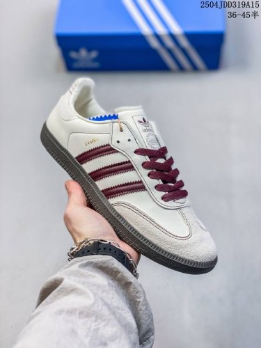 真标阿迪达斯三叶草Adidas Originals Samba Og 桑巴舞系列绅士德训足球风百搭低帮休闲运动板鞋 货号:Ig1987 尺码:36 36.5 3