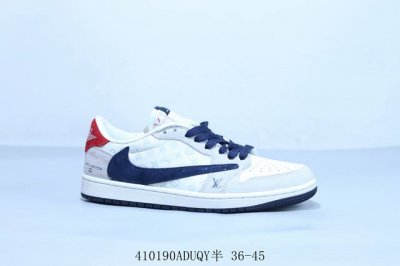 乔丹Air Jordan 1 Low Aj1 乔1低帮复古文化休闲运动篮球鞋 Lv倒勾 货号 Dm7866-103 410190Aduqy半 36-45
