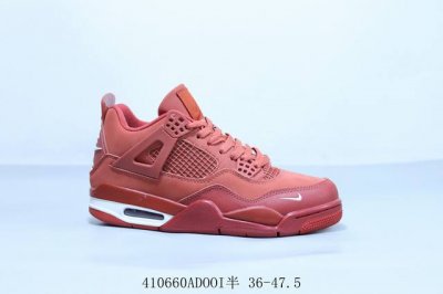 耐克Nike Air Jordan 4 Retro Bred Reimagined 迈克尔 乔丹Aj4代中帮复古休闲运动文化篮球鞋 酒红 货号 Hf4340-8