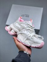 新配色Max广东大厂出品 2025赵露思，新晋潮流鞋靴品Ggcc Gg-Cc 林允同款 5Cm厚底增高 幻夜粒子 粉色蕾丝 银角大王 月牙底绑带镂空弹簧老爹鞋
