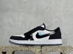 Dt版 放店私 Air Jordan 1 Low Golf Aj1 乔1全新高尔夫版 镭射漆皮黑双钩 Fz4159-100 #市售最高品质 原鞋开发 大厂代工流