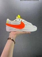 Nike 耐克 男女鞋真标半码制，升级原楦原版开发，采用硬质牛剖皮革鞋面材质，搭配rb耐磨橡胶外底，韩国进口环保绿吸附性中底布革新创造灵感,耐克nike Bla