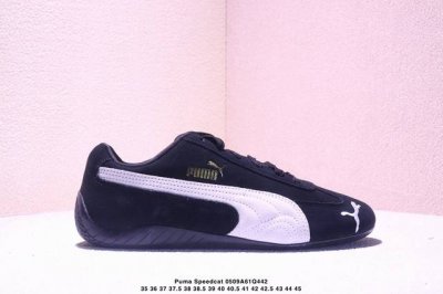 puma Speedcat The Open Yy彪马防滑耐磨 运动鞋 支持侧踏时的踏步工作 即使在健身房等使用环境中也能确保透气性 官方货号:387054 0