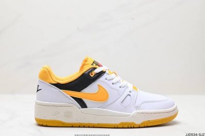 公司级耐克nike Full Force Lo扣篮系列低帮休闲运动滑板板鞋采用软质牛剖皮鞋面材质#正确后跟反口里弧度#原厂中底布正确印刷#鞋垫嵌入缓震乳胶+So