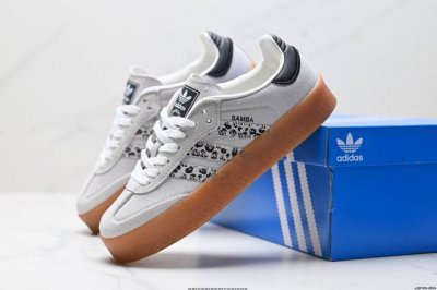 220 公司级Adidas Originals Sambarose 防滑减震 低帮 板鞋 货号:Ef4966 Id:Jjd129-Edg