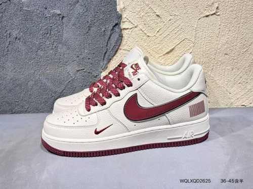 新品上市实拍 Nk Air Force 1'07 Low 二维码 米黑满天星 空军一号低帮休闲板鞋 Cu1836-961 #定制皮料 3M反光 原楦原纸板 纯正