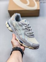 asics 亚瑟士透气网眼鞋面配合部分合成革材质 采用全新Ahar+橡胶材质,更加耐磨日本专业跑鞋品牌 Asics 亚瑟士 Tiger Gel-Nyc户外越野休