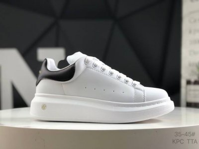 意大利高奢品牌-亚历山大 麦昆 Alexander Mcqueen Oversized Sneakers 低帮时装厚底休闲运动小白板鞋 货号 553770 码数