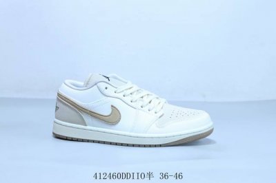乔丹Air Jordan 1 Low Aj1 乔1低帮复古文化休闲运动篮球鞋米白 货号 Ib8855-121 41 Ddiio半 36-46