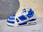 230 #新品上市实拍 全新Lv路易威登Louis Vuitton Trainer Sneaker Low休闲运动文化百搭篮球板鞋Qxldld2011
