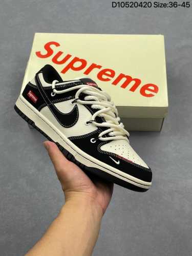 Ss 定制球鞋 Nike Sb Dunk Low 北面系列 绑带黑白黑勾 周年高端定制 低帮休闲板鞋 货号：Yx5066-280 #定制鞋盒 大厂纯原品质出货