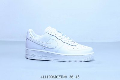 耐克 Nike Air Force 1 Af1耐克 低帮 空军一号休闲板鞋 纯白 联名 货号Cz8065-100 411100Adiyu半 36-45