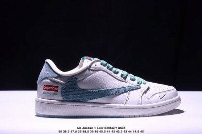220 海外爆款限量发售！公司级 Travis Scott X Fragment Design X Jordan Air Jordan 1 Low Og Sp