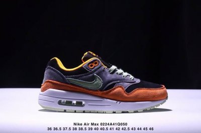 公司级Nike Air Max1复古拼接网布减震平衡低帮休闲跑步鞋男女同款 Xm0224Q050