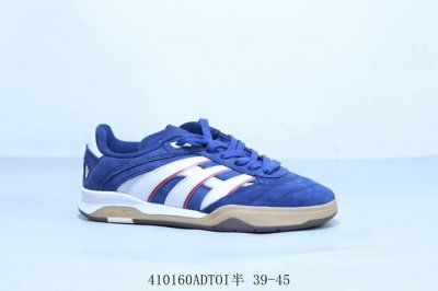 阿迪达斯 Adidas Predator Mundial 桑巴舞系列绅士德训足球风百搭低帮休闲运动板鞋斜杠 货号 Ie6244 410160Adtoi半 39-