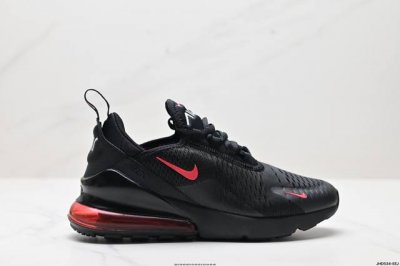 公司级Nike Air Max 270混合科技透气后掌半气垫慢跑鞋 兼具非凡优质外观和出色穿着体验，具备时尚风格和舒适感受，演绎未来风范，柔软泡棉中底搭载大体积