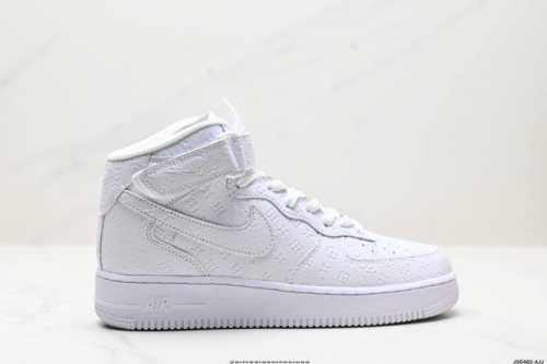公司级Nike Air Force 1 Mid 07 原楦头原纸板 打造纯正中帮空军版型 专注外贸渠道 全掌内置蜂窝气垫 原盒配件 原厂中底钢印、拉帮完美 官方