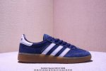 公司级Adidas Handball Spezial 官方正确版本 阿迪达斯经典款 复古休闲板鞋 全鞋采用反毛皮制作 牛筋耐磨大底 承载青春情怀的板鞋 经典三条