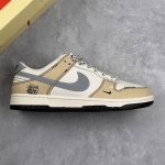 本地 核心私 斯图西 Stussy X耐克 Nike Dunk Low Retro 扣篮系列低帮休闲运动滑板板鞋 采用软质荔枝纹牛剖革鞋面材质，缜密拉帮中底布，