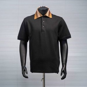 180 核心私 Burberry/巴宝莉 新款 Polo衫 原版一致 定制专用渐变格纹螺纹 双面珠地面料 三标齐全 定制纽扣 面料柔软舒适 还原原版一比一 男女