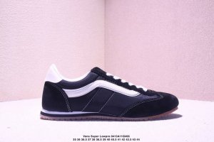 Vans Super Lowpro 舒适 防滑耐磨 低帮 板鞋 男女同款 黑色35-45 Xm0413Q466