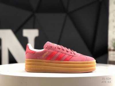 120 阿迪达斯Adidas Gazelle Bold W 三叶草三层厚底低帮复古百搭休闲运动板鞋 货号：Jq7407 码数：35 36 36.5 37 38