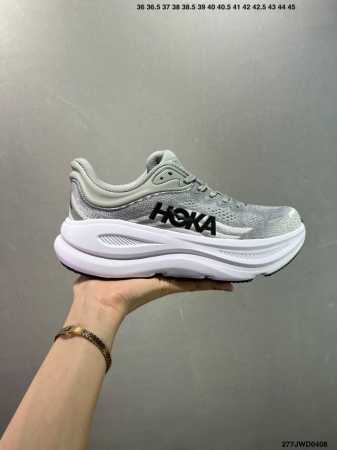 公司级Hoka M Bondi 9 轻盈跑鞋 这个品牌来自于新西兰的毛利语，Hoka表示大地，One One表示飞越，连起来就是飞越地平线，One One不是读 - 点击图像关闭