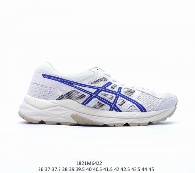 Asics 亚瑟士 2024新款男女子gel-Contend 4缓震回弹透气跑步鞋 高颜值百搭入门级跑鞋多层网面织物+植绒材质构成了亚瑟士logo图案，具有很高