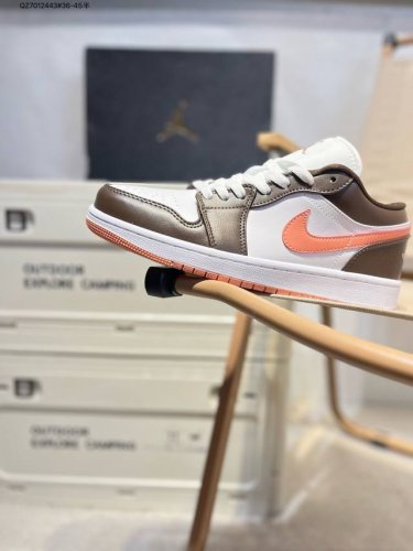 公司级头层皮乔丹Air Jordan 1 Low Aj1低帮系列篮球鞋 官方同步配色 原装级产物 #拒绝公底 立体鞋型 细节完美 高清洁度Dc0774 Qz70