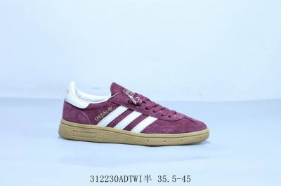 160 阿迪达斯Adidas Originals Handbal|Spzl舒适百搭防滑耐磨 德训低帮板鞋 酒红 货号 Ji1020 312230Adtwi半 3