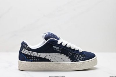 公司级Puma Suede Xl复古单品 彪马 防滑耐磨低帮德训板鞋 货号:395777 01 尺码:36 37 37.5 38 38.5 39 40 40.5