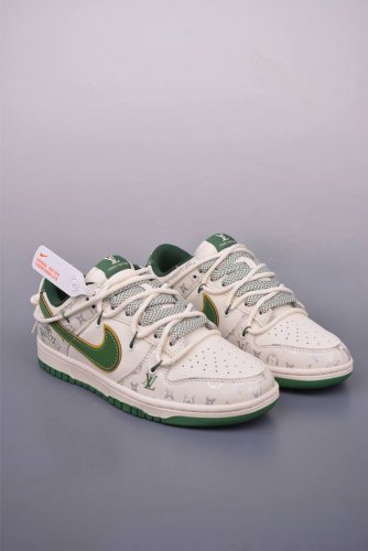 nike Sb Dunk Low Lv联名 解构抽绳鞋带 纯原大厂出品 极力推荐 原装头层材料 独家版型蒸餾加工 帶來的是更好的视觉和脚感体验 大厂纯原品质出货