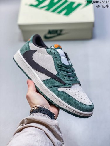 nike Aj1倒勾Travis Scott X Air Jordan 1 Reverse Mocha Aj1乔1 联名倒钩 低帮文化篮球鞋 货号：Dm7866
