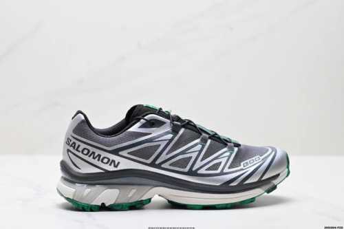 公司级Salomon Xa pro Xt-6 End萨洛蒙户外越野跑鞋 鞋面采用Sensifit贴合技术 全方位贴合包裹脚型 鞋跟部鞋底牵引设计 提供强大的抓地