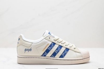公司级阿迪达斯Adidas三叶草 Originals Superstar贝壳头’Diy’系列低帮经典百搭休闲运动板鞋 原装头层材料 用料绝不含糊 独家版型蒸餾加