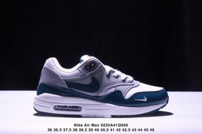 公司级Nike Air Max 1 耐克气垫 缓震 耐磨运动鞋 鞋身材质均选择皮革 织物 麂皮多种材质覆盖 保证质感的前提下 层次感也相当不错 带有开窗式 Ai