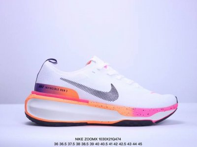 耐克NIKE ZOOMX INVINCIBLE RUN FK3 短跑马拉松系带系列轻量休闲运动慢跑鞋 货号：DR2660-400 尺码：如图所示 XM1030Q